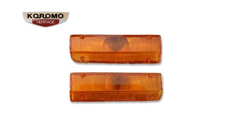 L1717 Front Indicator Lenses in amber suitable for Toyota Corona T40 T50 Series 1964 to 1967