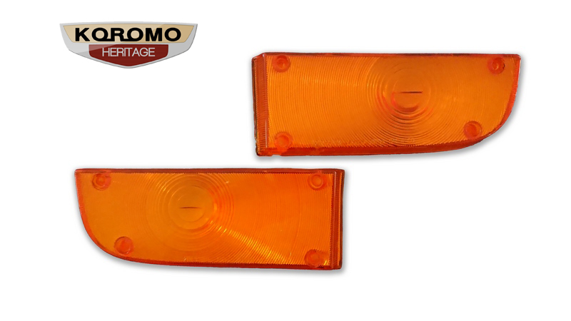 Toyota Corona T40 and T50 Series front indicator lenses in amber 1967 to 1970