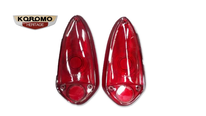 Tail Lamp Lenses (Red) suitable for Toyota Publica P10 series UP10 Toyota 700