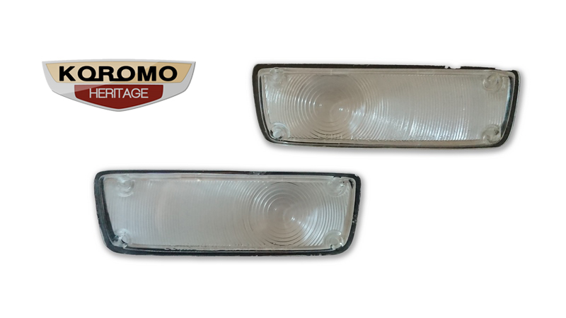 Toyota Crown S40 Series Front Parker Lenses 1965 to 1967