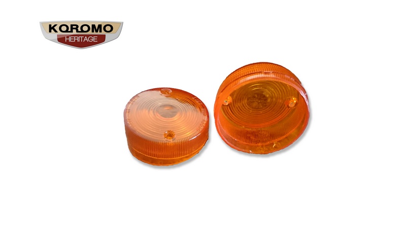 A3039 Rear Indicator Lamp Lenses in amber suitable for Toyota Tiara and Corona T20 and T30 series wagon and pick-up (2)